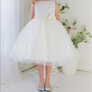 Flower Girl Ivory Dress